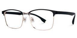 Keychell Browline Black Glasses1