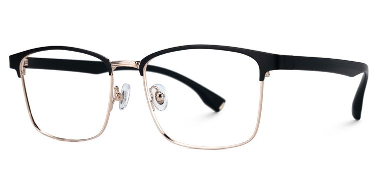 Keychell Black Browline Glasses