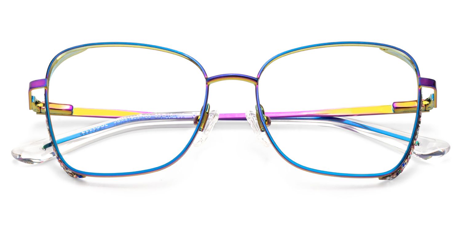 Butterfly Geek Glasses With Gillter on the Sides1