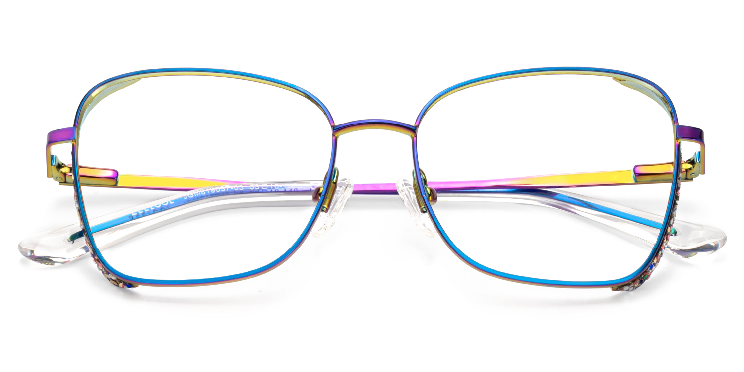 Butterfly Geek Glasses With Gillter on the Sides1