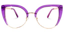 Brewer Cateye Purple Glasses0