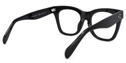 Gordon Rectangle Black Glasses5