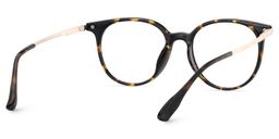Mila Round Tortoise Glasses5
