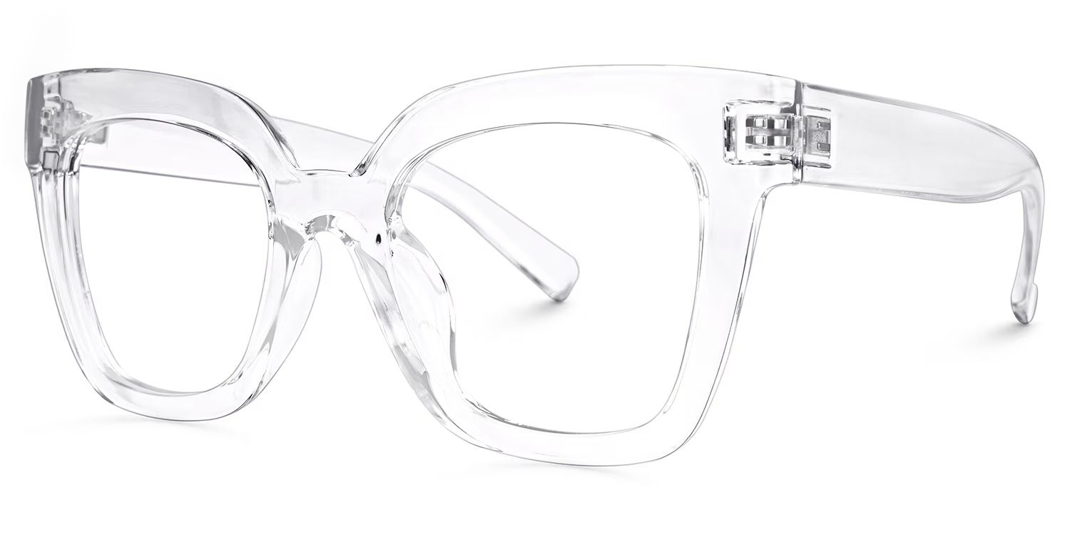Malcolm Square Clear TR90 Frame Glasses | ZEELOOL UK1