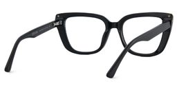 Lannez Rectangle Black Glasses5