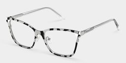 Elise Tortoise Rectangle Glasses3