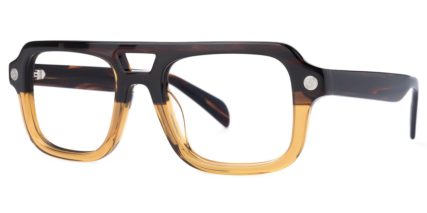 Acetate Ismail Eyeglasses, Ismail Aviator Glasses -Zeelool Glasses1