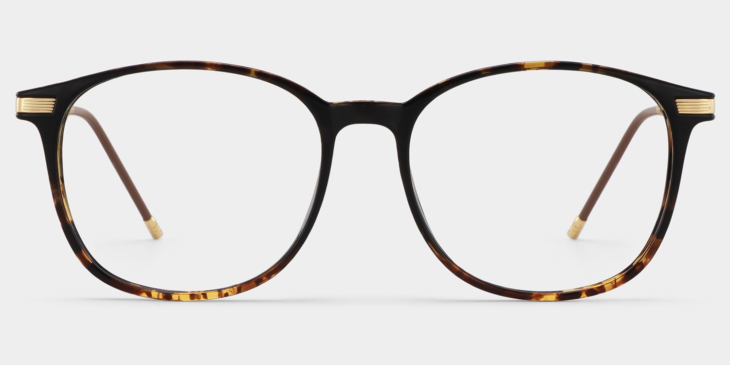 Greene Square Tortoise Frame Glasses | Zeelool Optical2