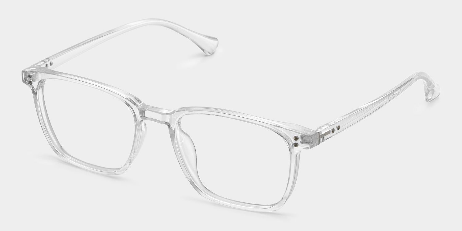 Martinez Square Clear Glasses | Zeelool Glasses3