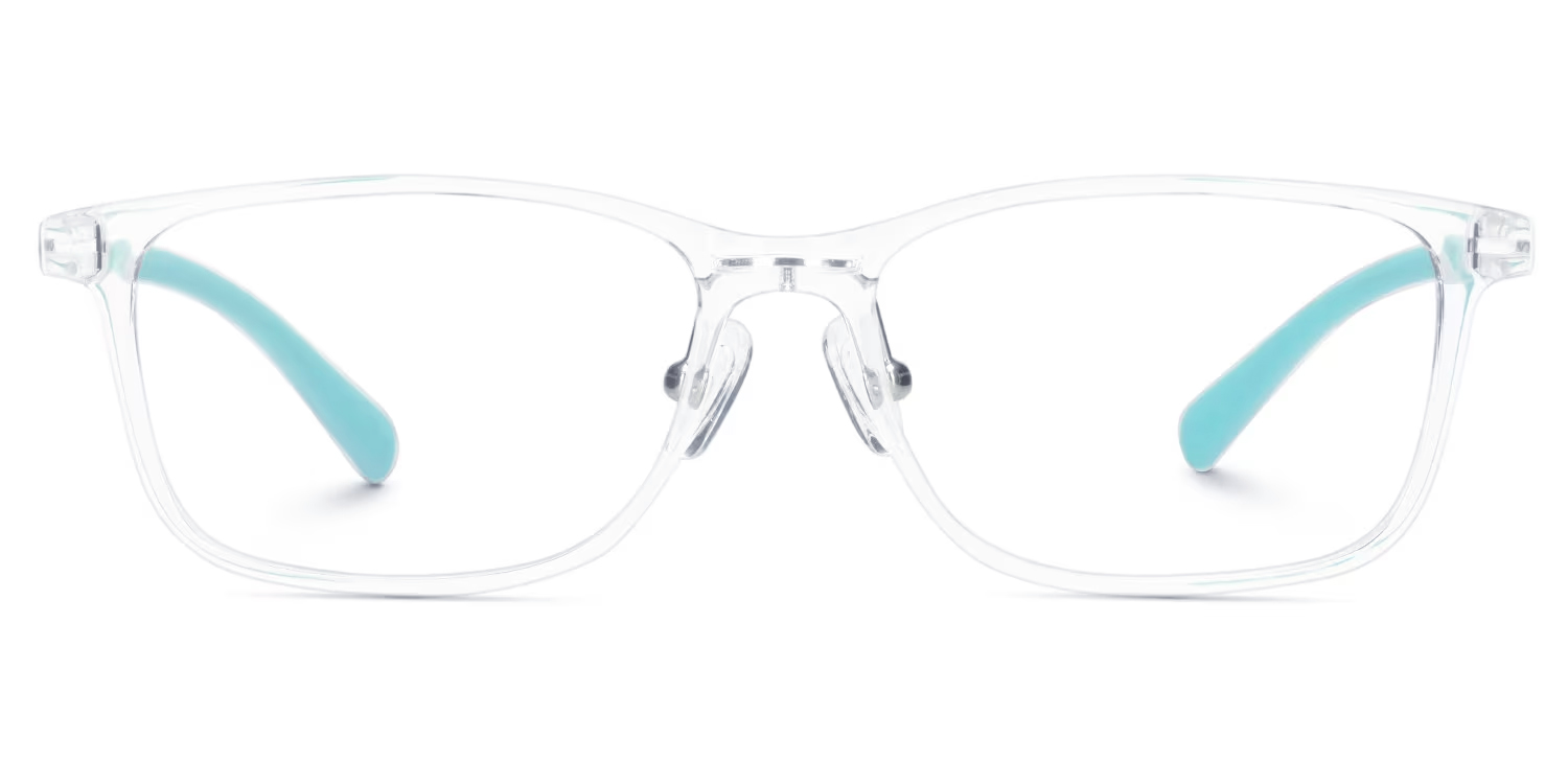 Kids Rectangle Normile Glasses with Cute Style -Zeelool0