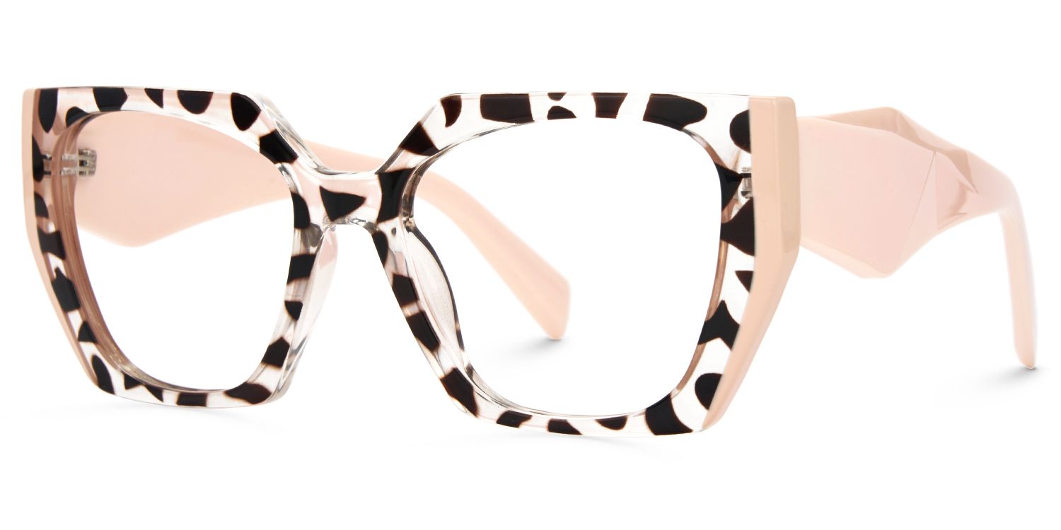 Affordable Dark Havana Hexagon Shaped Prescription Glasses2