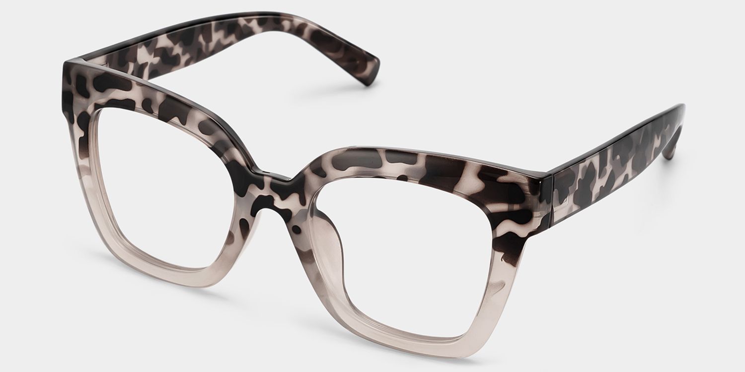 Malcolm Square Two-Tone Eyeglasses & Medium Frames2