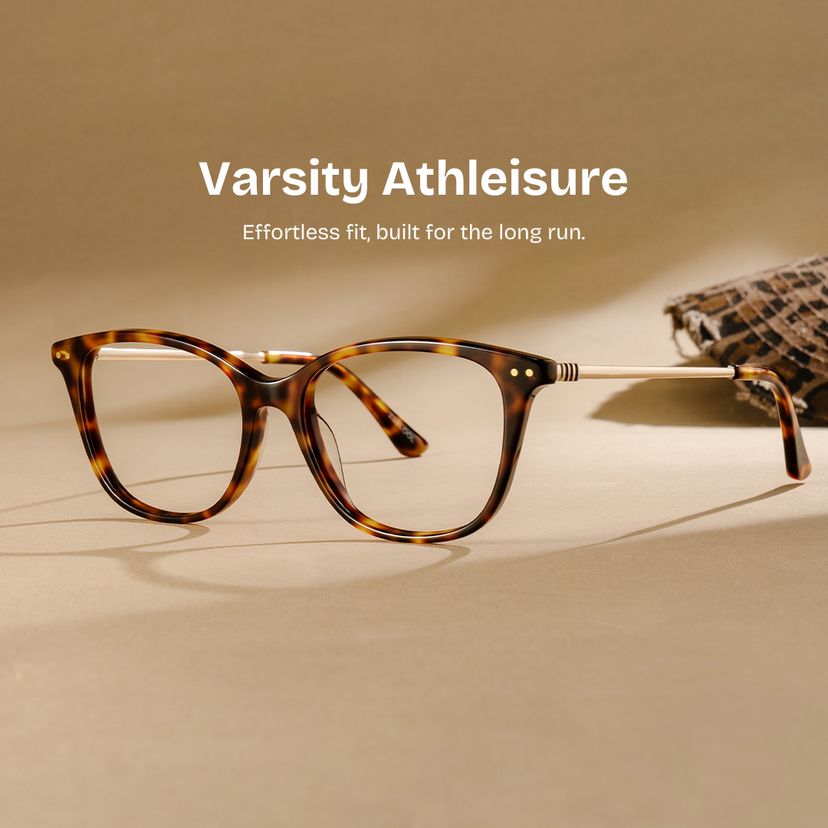 Finch Brown Rectangle Glasses