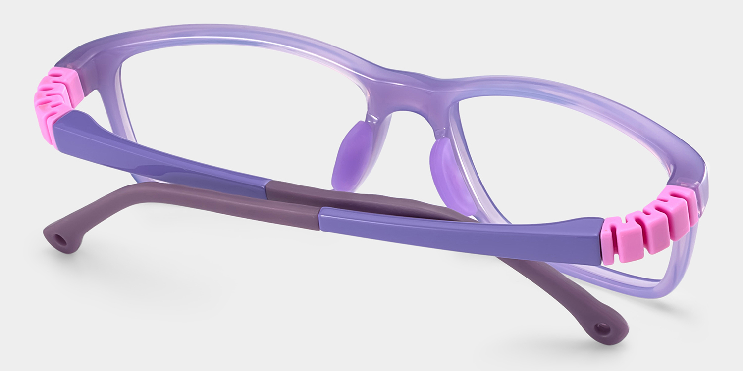 Brook Rectangle Purple Glasses3