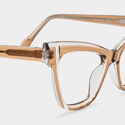 Saucie Brown Cat eye Glasses4