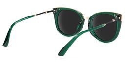 Dalton Cat Eye Dark Green Sunglasses4