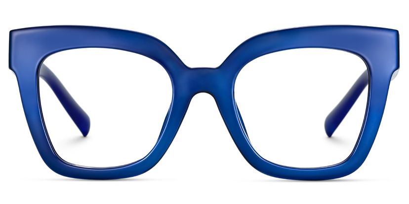 Malcolm Square Blue Glasses