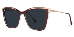 Krystle Square Red Glasses1