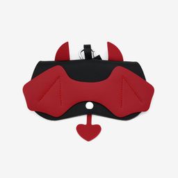 Black Red Little Devil Eyeglasses Bag With Hook3