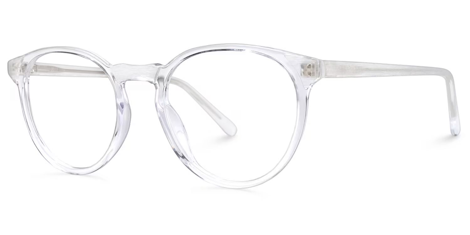 Kasey Round Clear Glasses | ZEELOOL UK1
