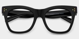 Gordon Rectangle Black Glasses1