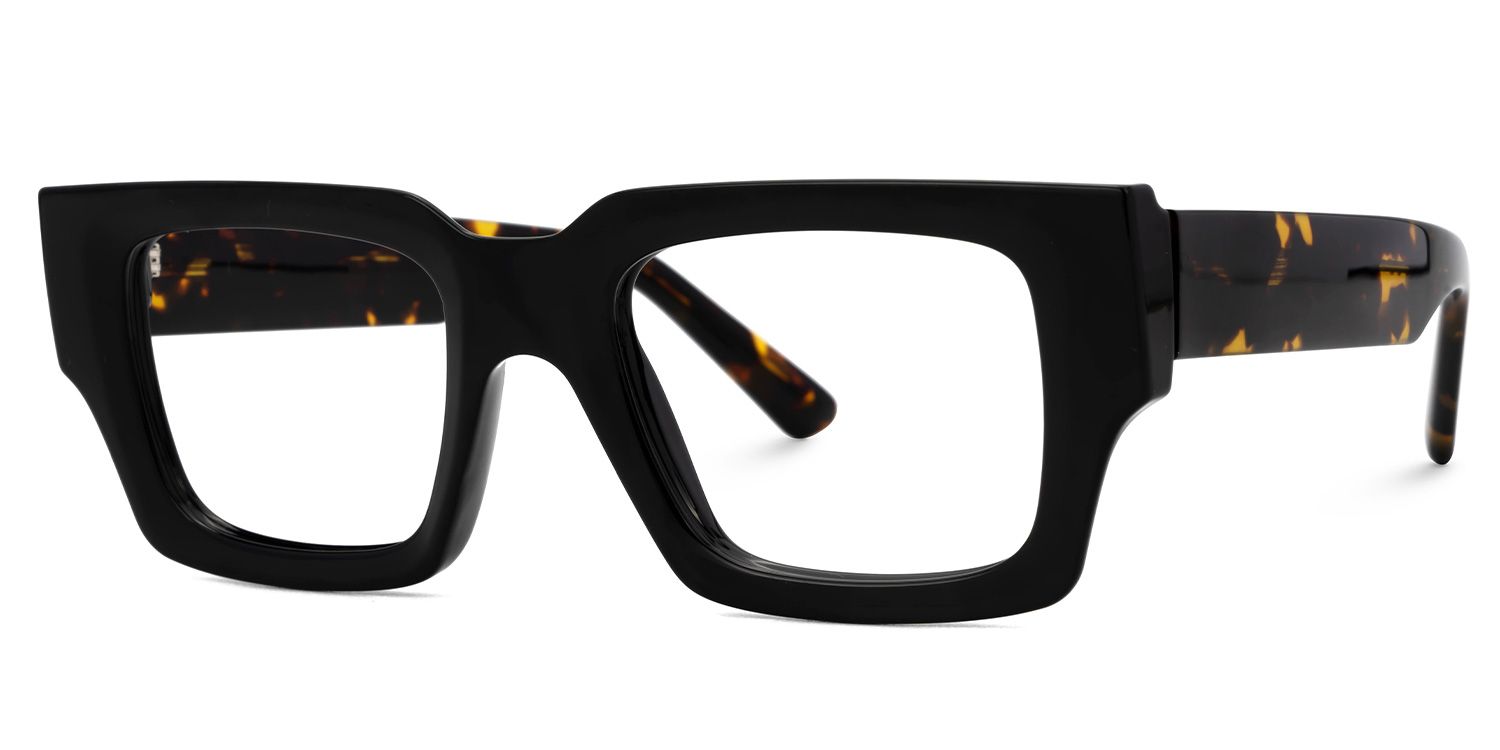 Tortoise TR90 Rectangle Eyeglasses- Garza1