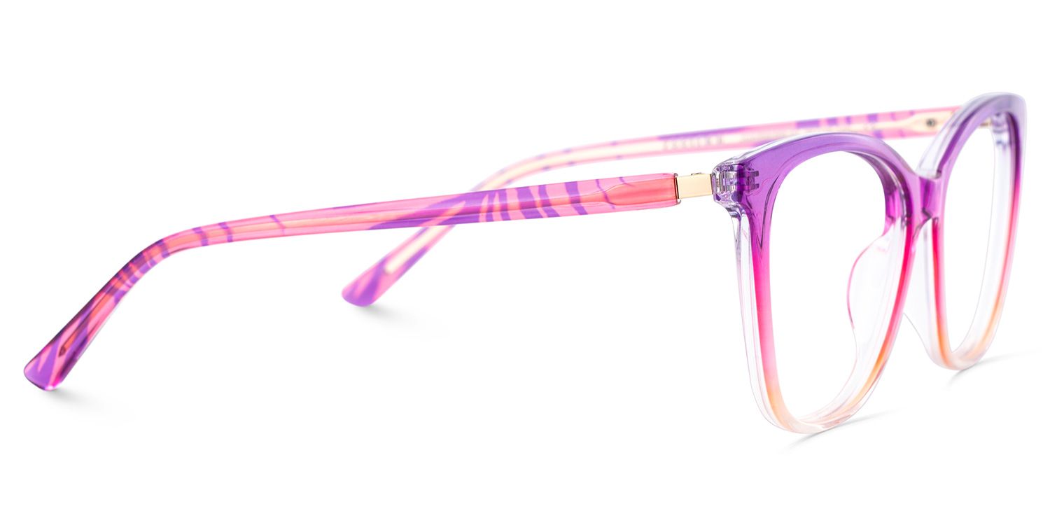 Gage Butterfly Purple Color Frame Glasses for Women | ZEELOOL UK4