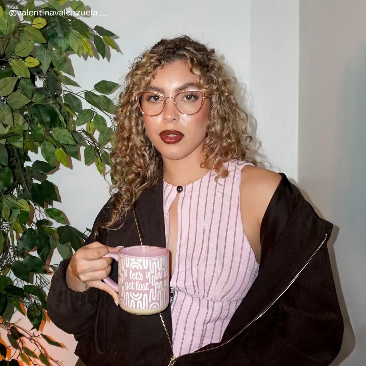 Celine Clear Pink Cat-eye Eyeglass Frames with Bling for Ladies7