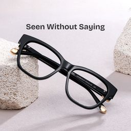 Julian Black Square Glasses0