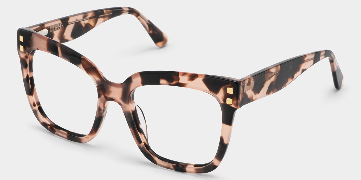 Minguela Square Cheetah Print Tortoise Glasses | Zeelool4
