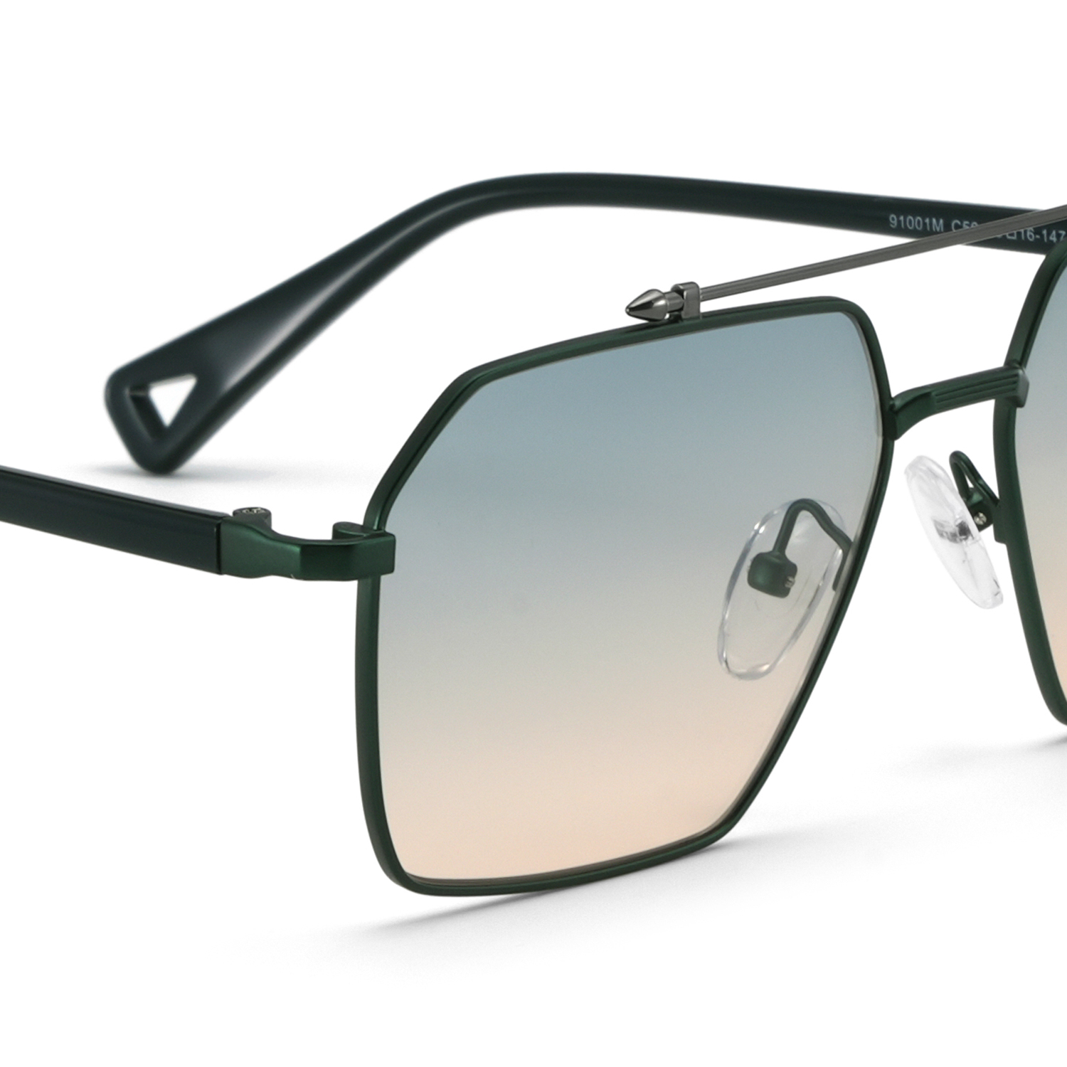 Casablanca Green Aviator Sunglasses Online | ZEELOOL UK4