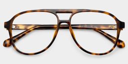 Luna Tortoise Aviator Glasses1