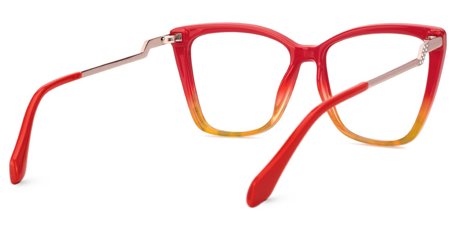 New Arrival Red Color for Awilda Frame Glasses | ZEELOOL UK3