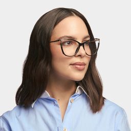 Yomary Cateye Black Glasses1