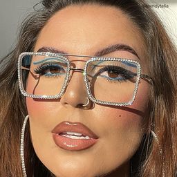 Diva Silver Square Glasses8