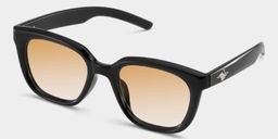 Lyric Rectangle Black Polarized Sunglasses3