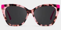Kira Butterfly Pink Tortoise Glasses0