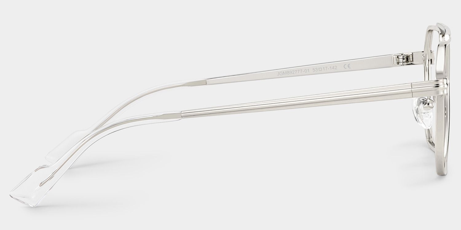 Autumn silver aviator glasses Frame Glasses Online | ZEELOOL4