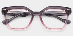 Pinette Two-tone Square Glasses2