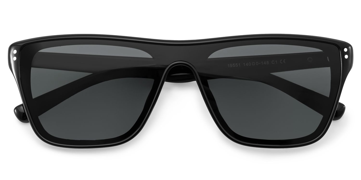 Paloma Black Aviator Polarized Sunglasses Online | ZEELOOL UK1