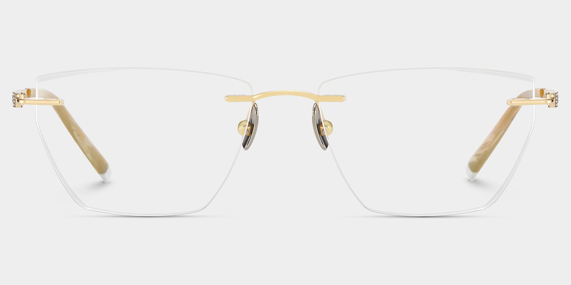Ella Cat eye Gold Frame Eyeglasses for Woman| ZEELOOL4