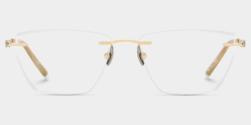 Ella Cat eye Gold Glasses