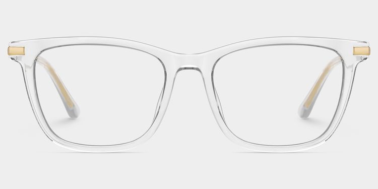 Selena Rectangle Clear Glasses