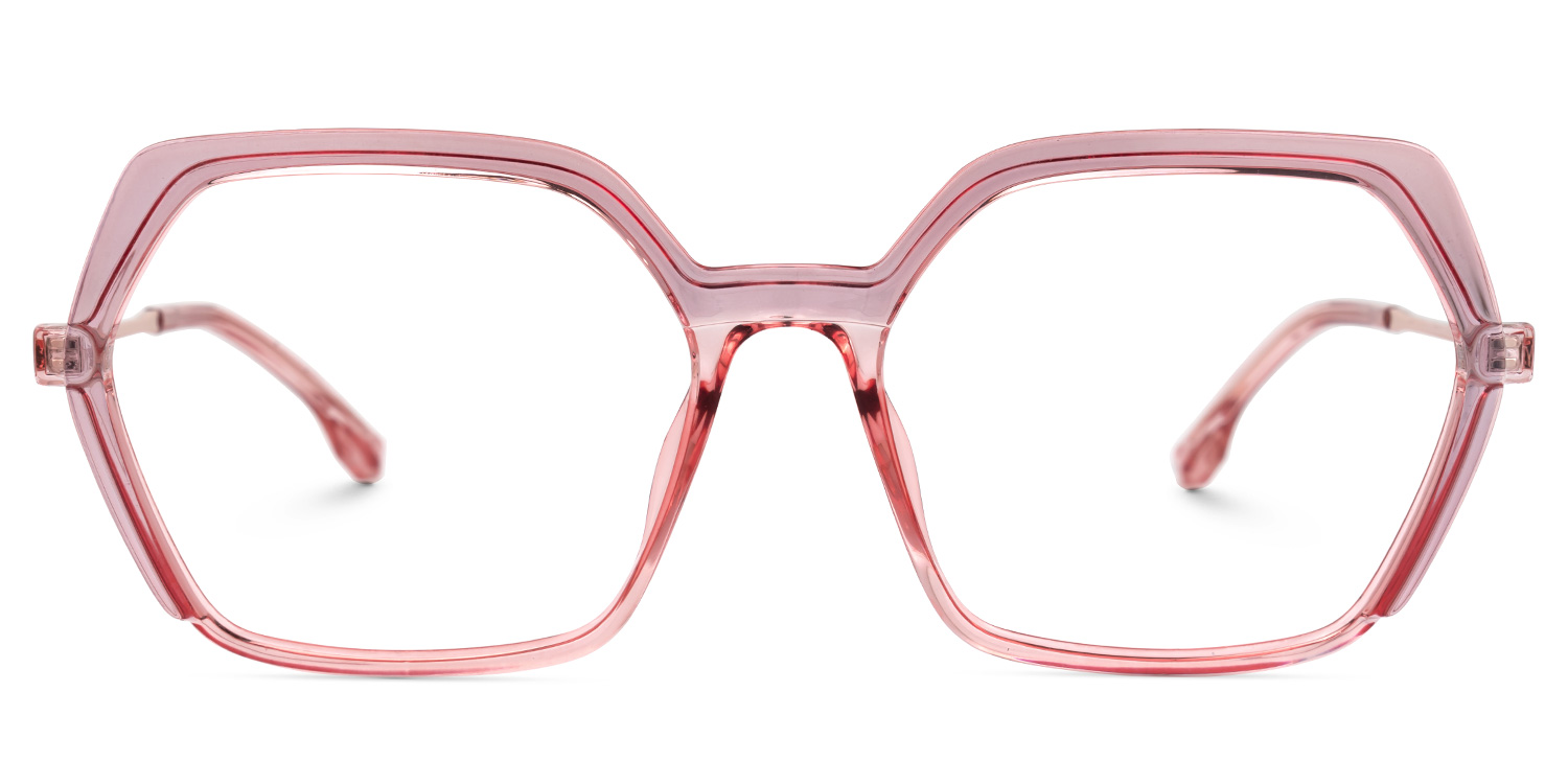 Waldron Geometric Pink Glasses0