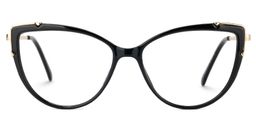 Yulissa Cateye Black Glasses0