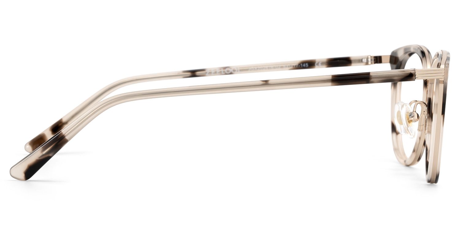 Caden Eyeglasses in Round Tortoise Frame | ZEELOOL UK5