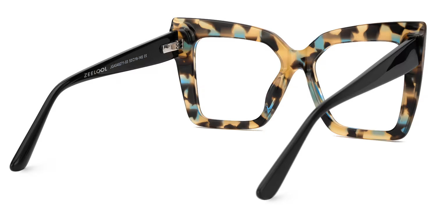Thiline Square Tortoise Glasses3