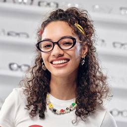 Blaire Oval Black Glasses10