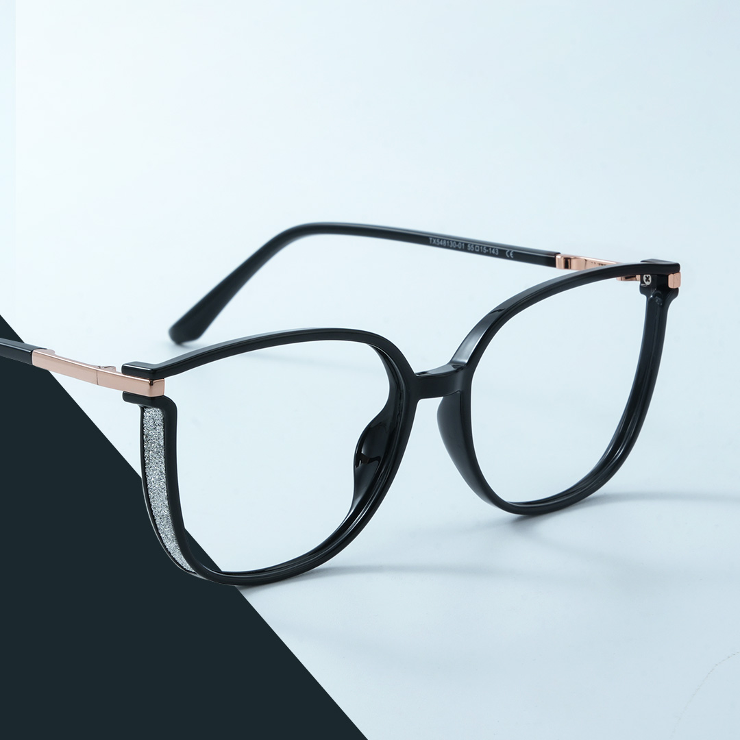ZEELOOL Rodz Square Black Glasses