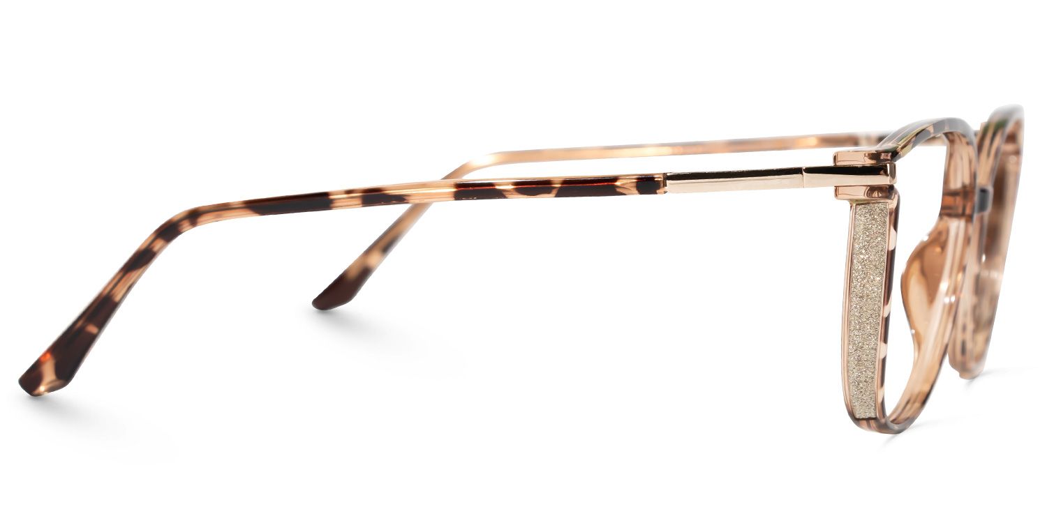 Rodz Pale Tortoiseshell Glasses with Square Thin frame2